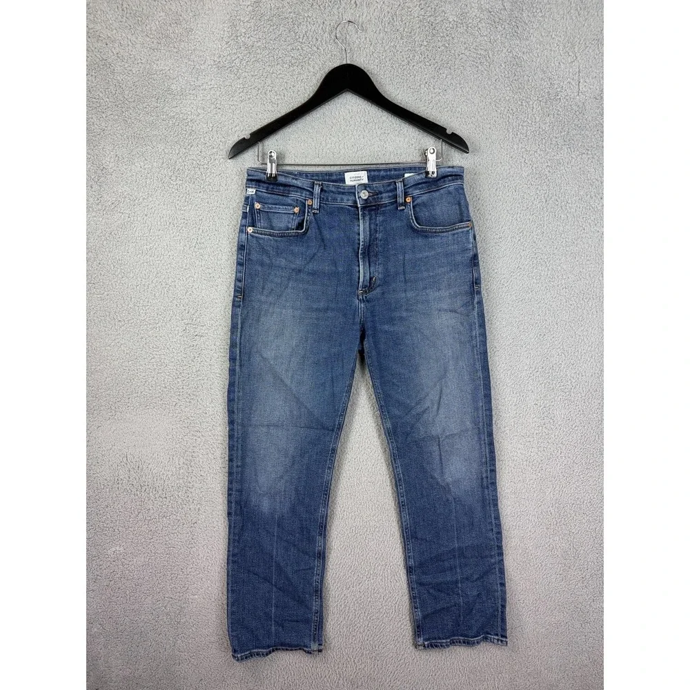 Citizens Of Humanity Jeans Womens 29 Blue Medium Zurie Straight Stretch Denim